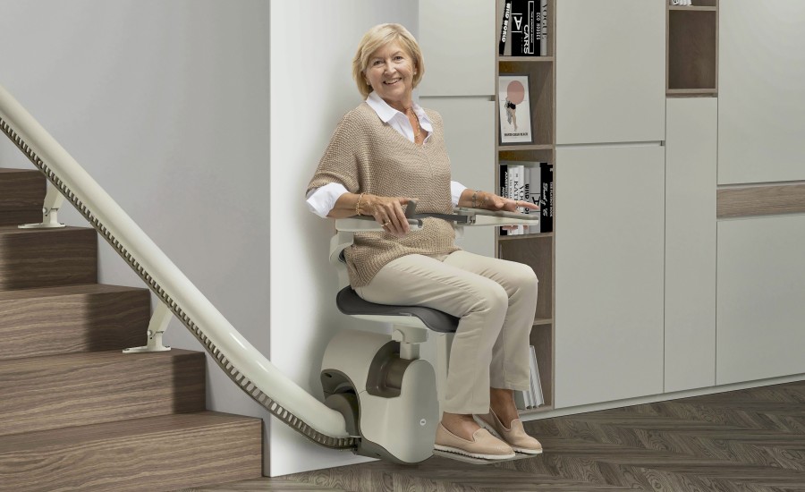 TKAccess S200 Curved Stair Lift 